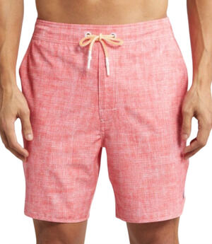 JOHNNIE-O SUN KISSED ARIBA CROSSHATCH 7" SURF SHORTS BOARDSHORTS SWIM TRUNKS L